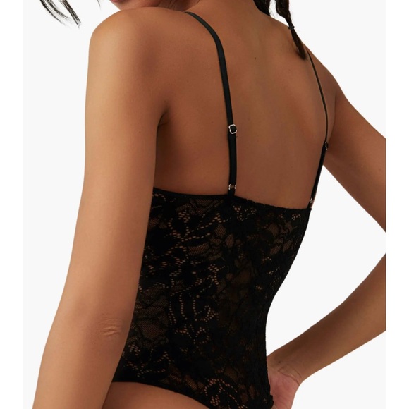 Free People Black Lace Bra Bodysuit - Picture 5 of 6